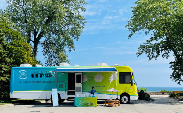 Destination Healthy Skin RV Picture of The Skin Cancer Foundation's Destination Healthy Skin RV. skin exams