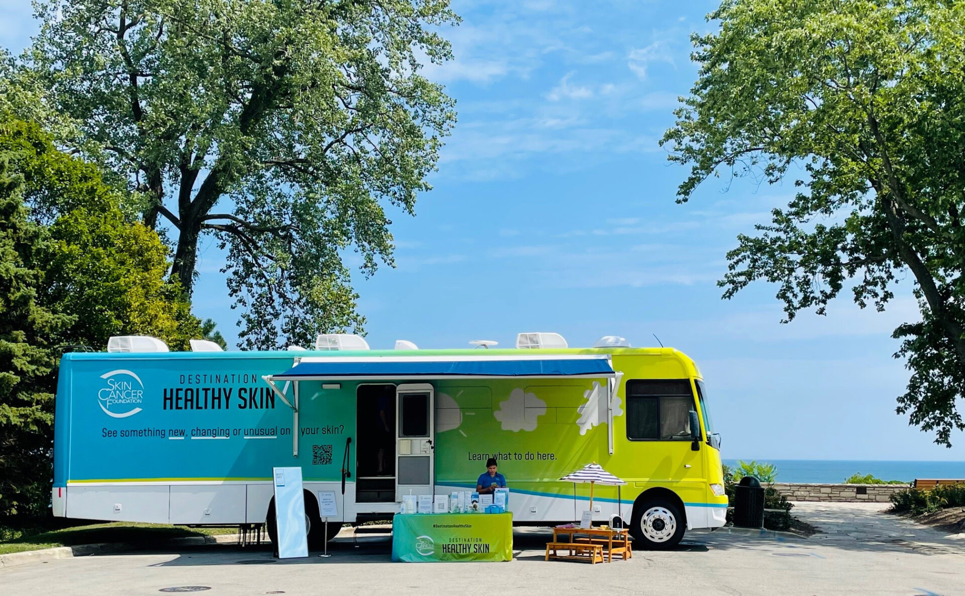 Destination Healthy Skin RV Picture of The Skin Cancer Foundation's Destination Healthy Skin RV. skin exams